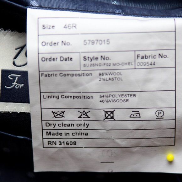 46R Jos A Bank 1905 Mens Sportcoat Blazer Jacket Wool C121036‎ - Picture 10 of 11